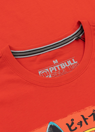 T-shirt PIT BULL  FUJI flame red