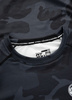 Longsleeve Rashguard PIT BULL SMALL LOGO ALL BLACK CAMO długi rękaw