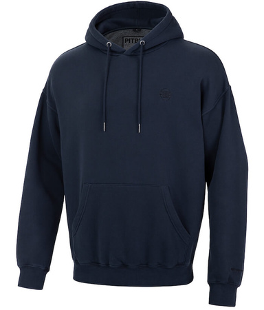 Bluza PIT BULL WASHED LANCASTER granatowa kaptur