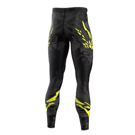 Legginsy Sportowe Męskie Black Panther