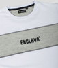 T-shirt ENCLAVA BLOCK STRIPE 3D biały