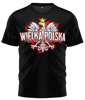 T-shirt KRAJ KRWIĄ NAZNACZONY czarny