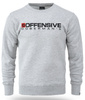 Bluza DOBERMANS OFFENSIVE DIVISION BC349 szara prosta