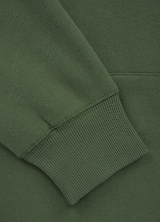 Bluza PIT BULL SMALL LOGO oliwkowa (dark olive) kaptur