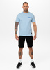 T-shirt PIT BULL SAN DIEGO BORN błękitny (light blue)