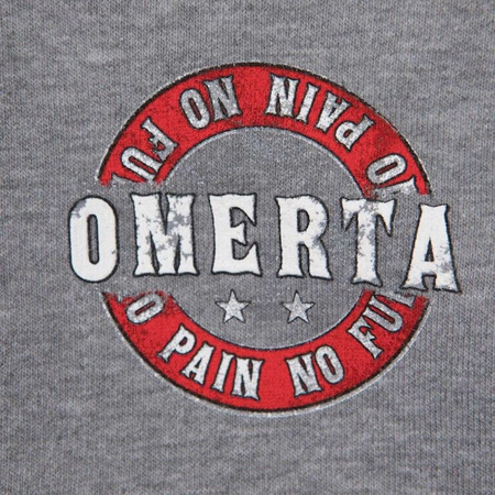 Bluza EXTREME HOBBY NO PAIN NO FUN jasnoszara rozpinana