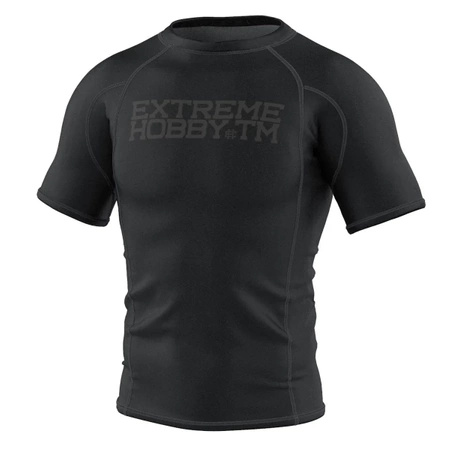 Short sleeve rashguard EXTREME HOBBY TRACE czarny