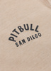 T-shirt PIT BULL Denim Washed RAW EDGE PACIFIC ultra light sand