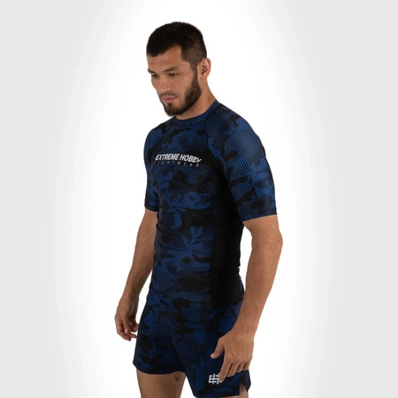 Short sleeve rashguard EXTREME HOBBY HAVOC niebieski