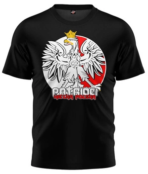 T-shirt PATRIOCI WIELKA POLSKA czarny