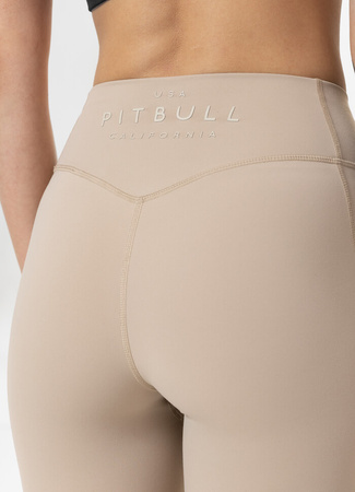 Damskie leginsy sportowe PIT BULL AVENIDA cappucino