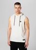 Tank top z kapturem PIT BULL SPANDEX MERCADO HILLTOP biały