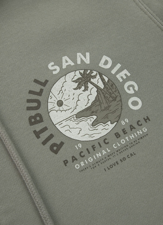 Bluza PIT BULL WASHED PLANET SURF grey harbour rozpinana