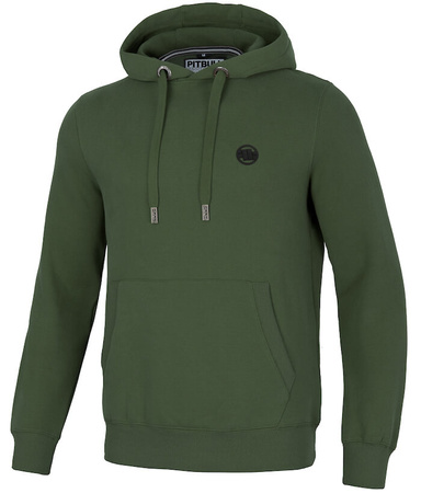 Bluza PIT BULL SMALL LOGO oliwkowa (dark olive) kaptur