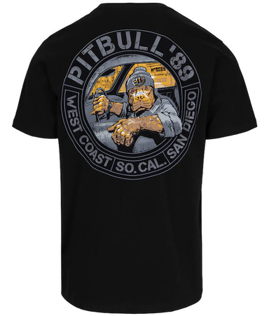 T-shirt PIT BULL DRIVING czarny