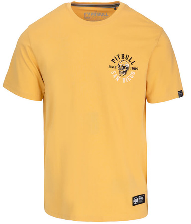 T-shirt PIT BULL SKULL SURF żółty (pale yellow)