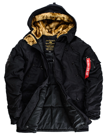 Kurtka parka ALPHA INDUSTRIES EXPLORER czarna 193128 03