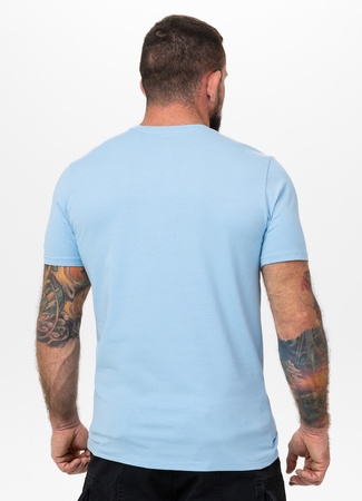 T-shirt PIT BULL USA CAL 190 spandex błękitny (light blue)