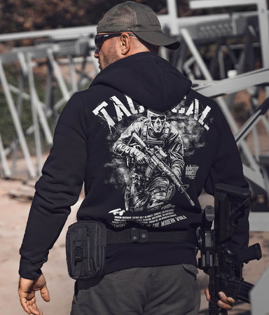 Bluza DOBERMANS TACTICAL BK394 kaptur czarna