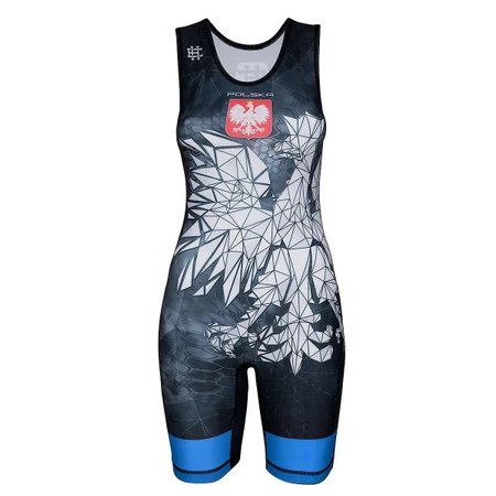 Trykot Zapaśniczy Damski Polska Camo