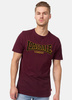 T-shirt Lonsdale CLASSIC bordowy