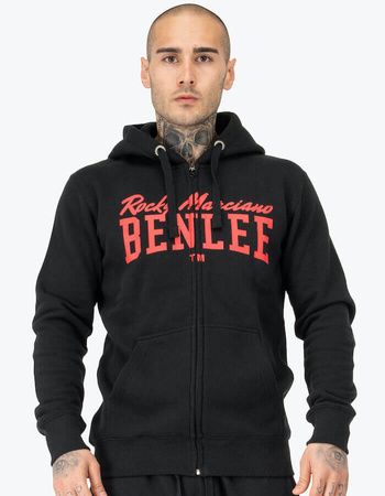 Bluza BENLEE HOOD VITALINO czarna rozpinana