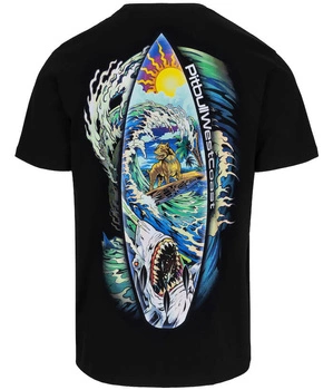 T-shirt PIT BULL CAMINO czarny