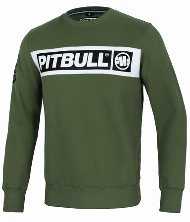 Bluza PIT BULL SHERWOOD oliwkowa (olive) prosta