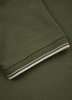 POLO PIT BULL slim fit STRIPES oliwkowe