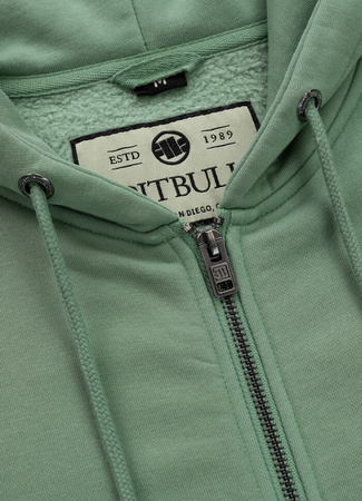 Bluza PIT BULL WASHED LANCASTER 2 green rozpinana 