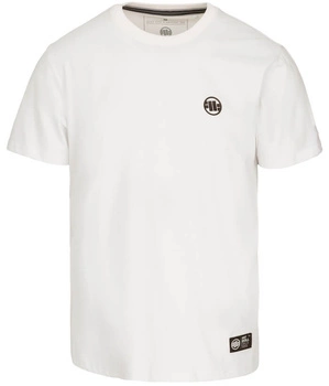 T-shirt PIT BULL Garment Washed SMALL LOGO 210 biały (off white)