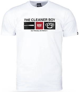 T-shirt DOBERMANS CLEANER BOY TS396 biały
