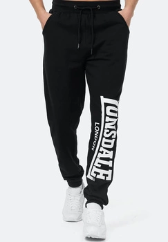 Spodnie LONSDALE LONDON LOGO LARGE czarne