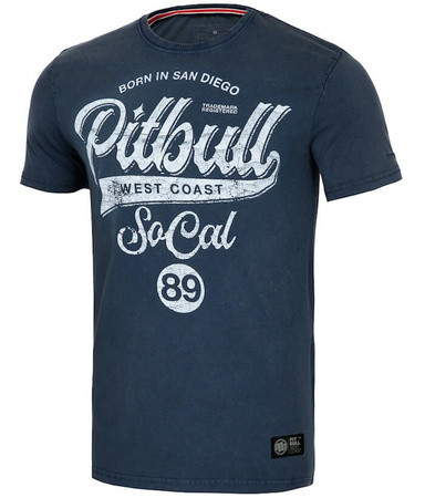 T-shirt PIT BULL Denim Washed SO CAL 89 190 granatowy