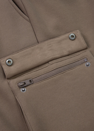 Spodnie dresowe bojówki PIT BULL CYPRESS SPORT brązowe (brown)