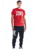 T-shirt LEONE BIG LOGO czerwony