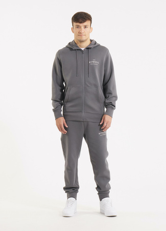 Bluza PIT BULL SAMPSON grafitowa rozpinana kaptur