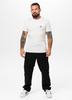 T-shirt PIT BULL SAN DIEGO CA SMALL LOGO biały (off white)