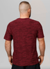 T-shirt PIT BULL HILLTOP CASUAL SPORT bordowy (burgundy melange)