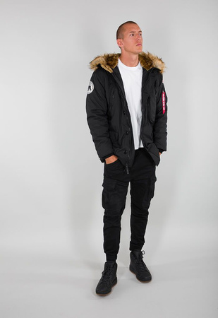 Kurtka parka ALPHA INDUSTRIES POLAR JACKET czarna 123144 03