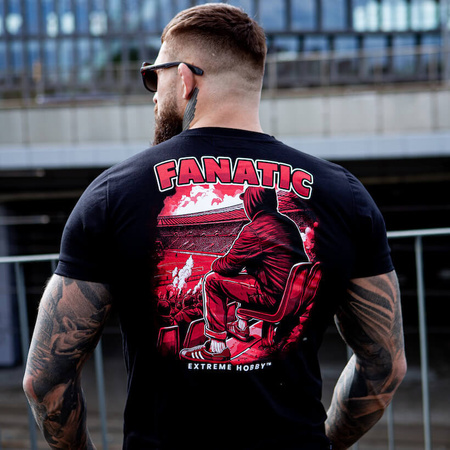 T-shirt EXTREME HOBBY STADIUM FANATIC czarno/czerwony