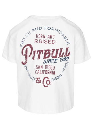 T-shirt damski PIT BULL Oversize LOYAL WMN biały