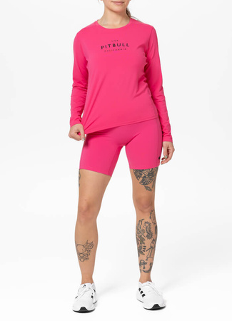 Damski Longsleeve sportowy PIT BULL AVENIDA WMN malinowy