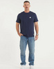 T-shirt PIT BULL SMALL LOGO 25 granatowy (dark navy)