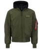 Kurtka ALPHA INDUSTRIES MA-1 D-Tec zielono-czarna (darkgreen/black) 183110 481