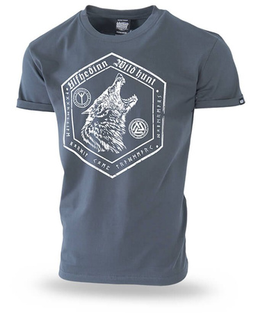 T-shirt DOBERMANS ULFHEDINN II TS228 stalowy