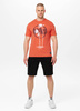 T-shirt PIT BULL PALMS łososiowy (bright salmon)