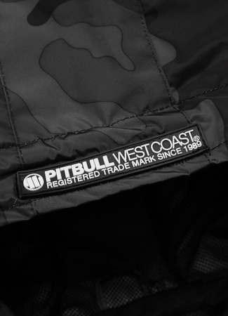 Kurtka PIT BULL ATHLETIC SLEEVE all black camo