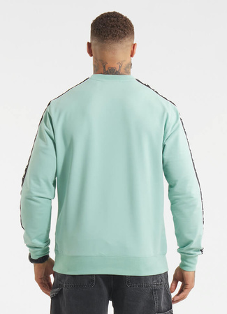 Bluza PIT BULL Tricot Terry TAPE NUGGET miętowa (light mint) prosta