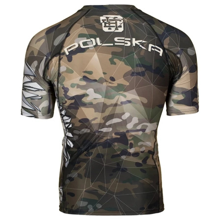 Short sleeve rashguard EXTREME HOBBY POLSKA CAMO moro